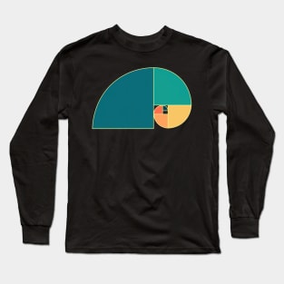 Fibonacci Spiral Long Sleeve T-Shirt